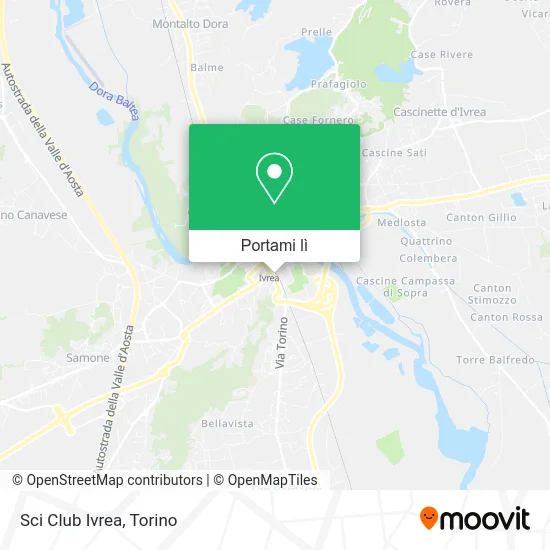 Mappa Sci Club Ivrea