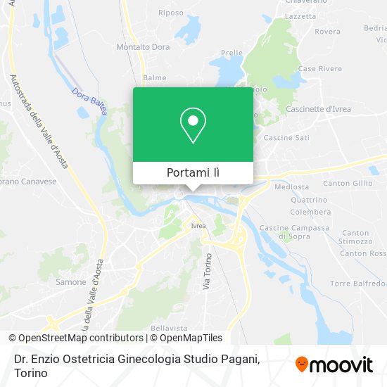 Mappa Dr. Enzio Ostetricia Ginecologia Studio Pagani