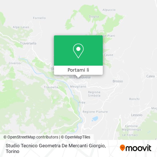 Mappa Studio Tecnico Geometra De Mercanti Giorgio