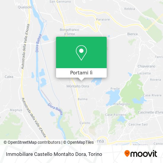 Mappa Immobiliare Castello Montalto Dora