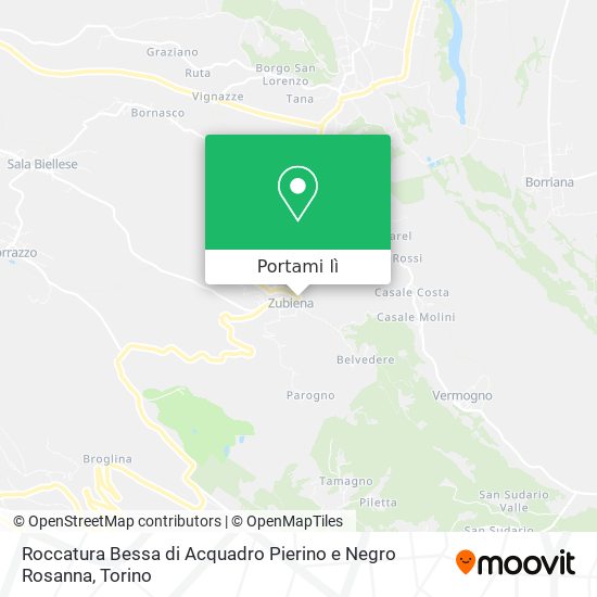 Mappa Roccatura Bessa di Acquadro Pierino e Negro Rosanna