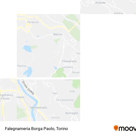 Mappa Falegnameria Borga Paolo