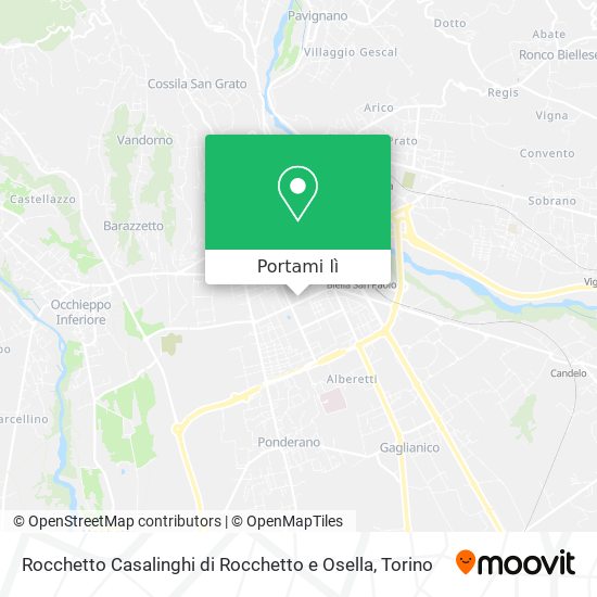 Mappa Rocchetto Casalinghi di Rocchetto e Osella