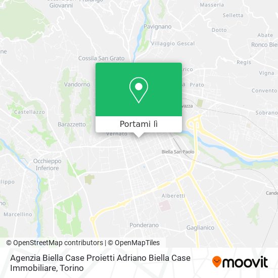 Mappa Agenzia Biella Case Proietti Adriano Biella Case Immobiliare