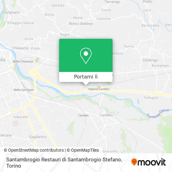 Mappa Santambrogio Restauri di Santambrogio Stefano