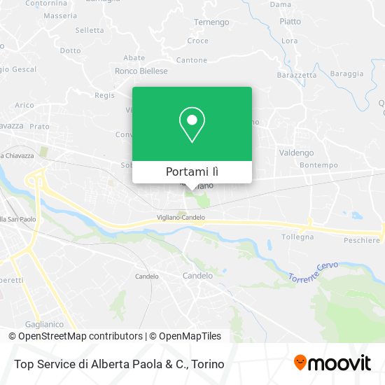 Mappa Top Service di Alberta Paola & C.