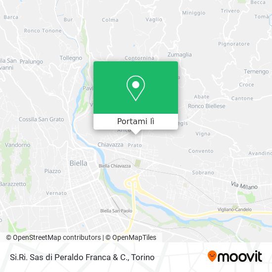 Mappa Si.Ri. Sas di Peraldo Franca & C.