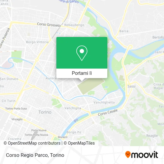 Mappa Corso Regio Parco