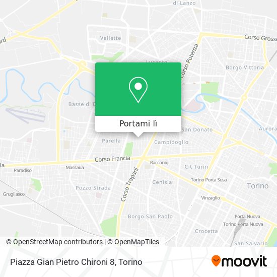 Mappa Piazza Gian Pietro Chironi 8