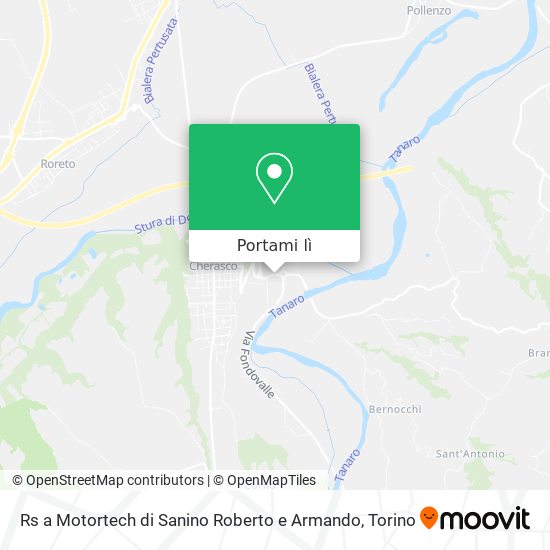Mappa Rs a Motortech di Sanino Roberto e Armando