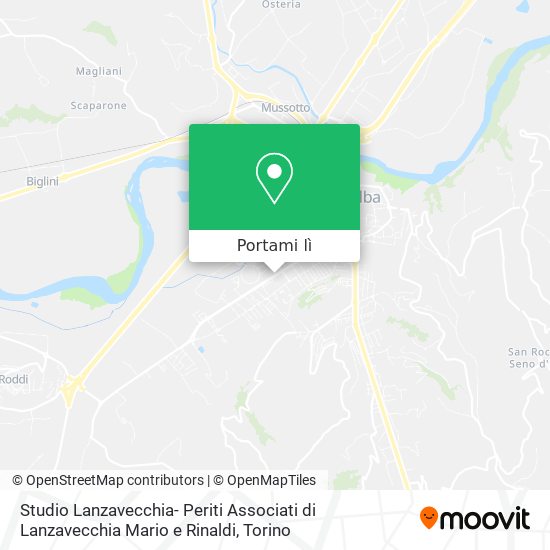Mappa Studio Lanzavecchia- Periti Associati di Lanzavecchia Mario e Rinaldi