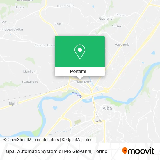 Mappa Gpa. Automatic System di Pio Giovanni