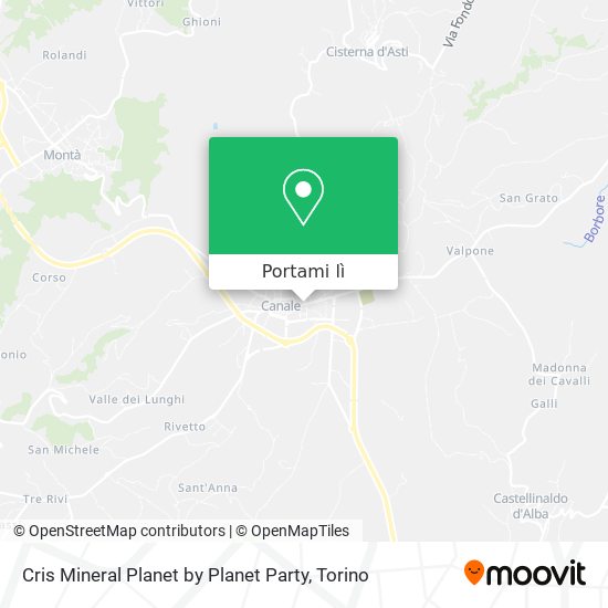 Mappa Cris Mineral Planet by Planet Party