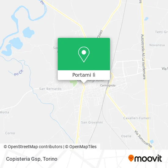 Mappa Copisteria Gsp