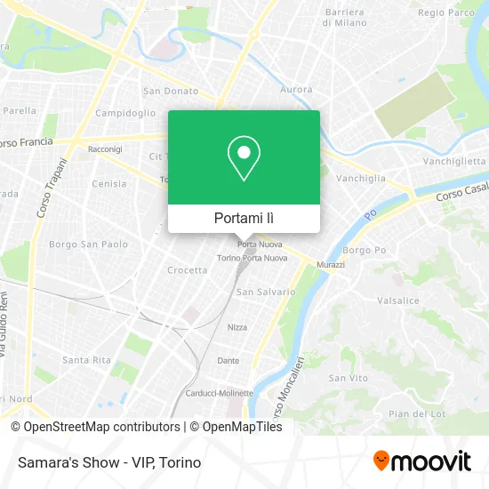 Mappa Samara's Show - VIP