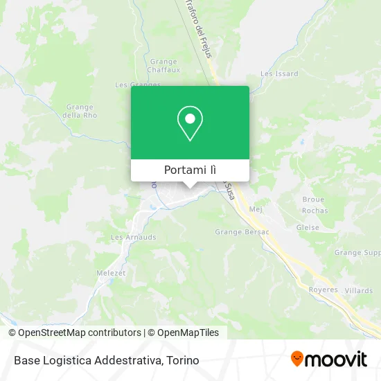 Mappa Base Logistica Addestrativa