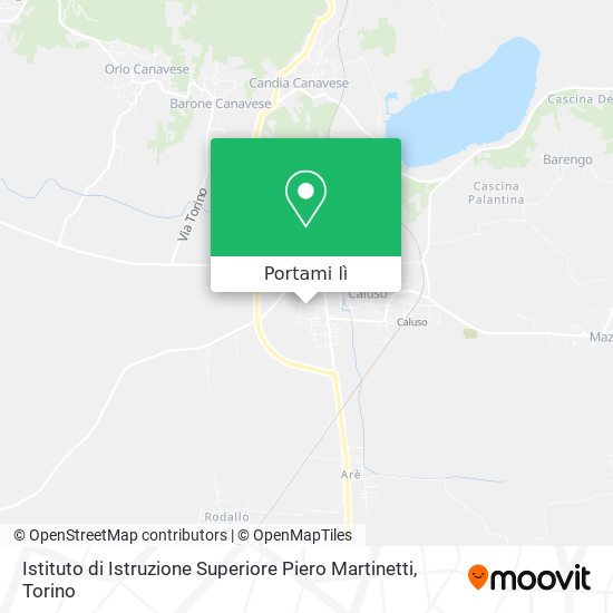 Mappa Istituto di Istruzione Superiore Piero Martinetti