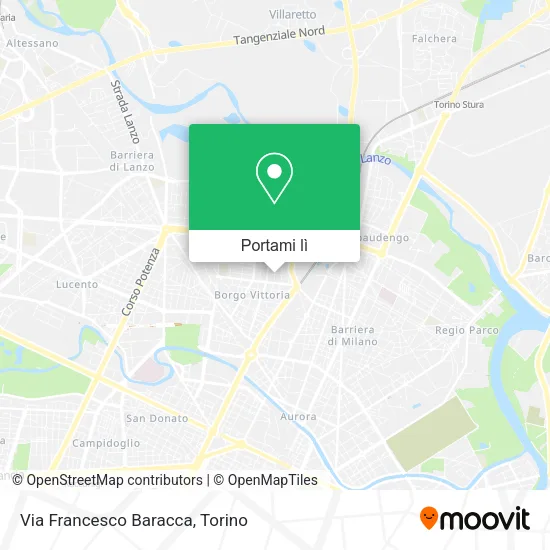Mappa Via Francesco Baracca