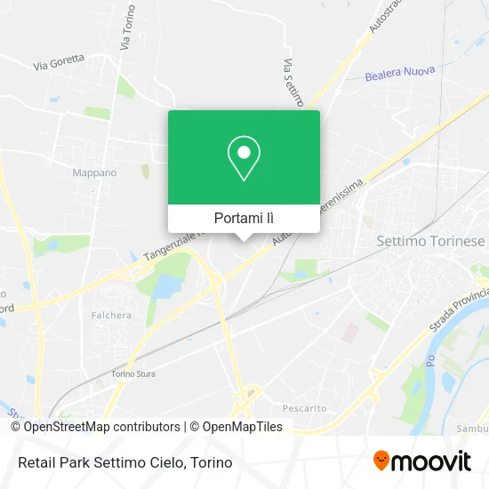 Mappa Retail Park Settimo Cielo