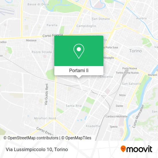 Mappa Via Lussimpiccolo 10