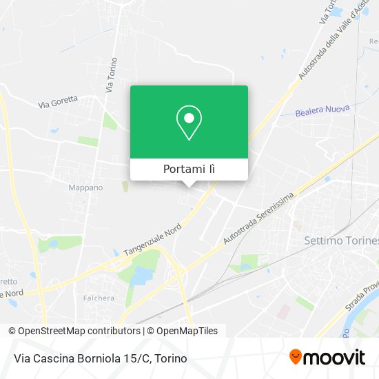 Mappa Via Cascina Borniola 15/C