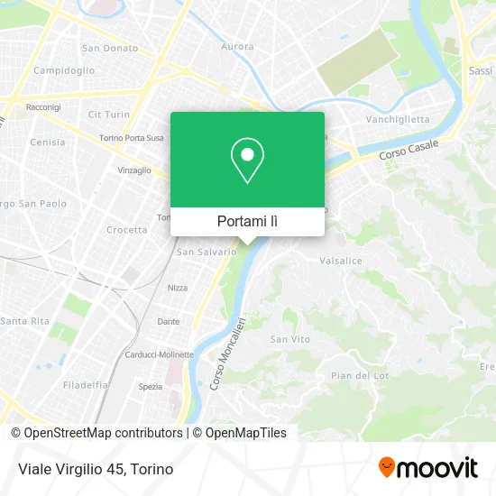 Mappa Viale Virgilio 45