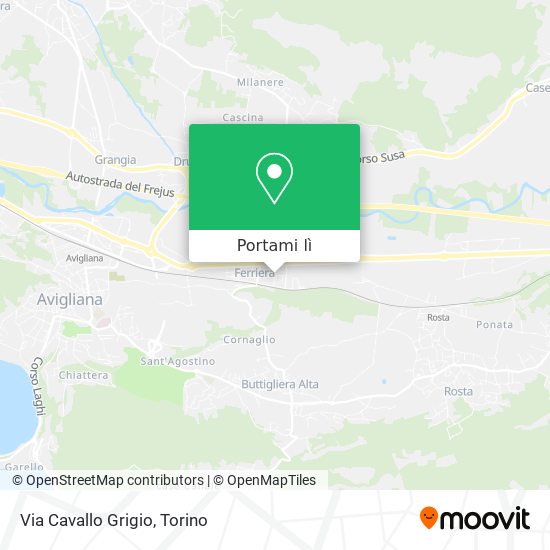 Mappa Via Cavallo Grigio