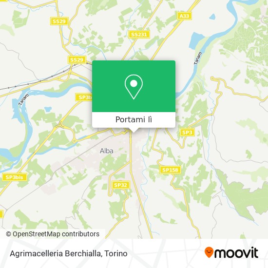 Mappa Agrimacelleria Berchialla