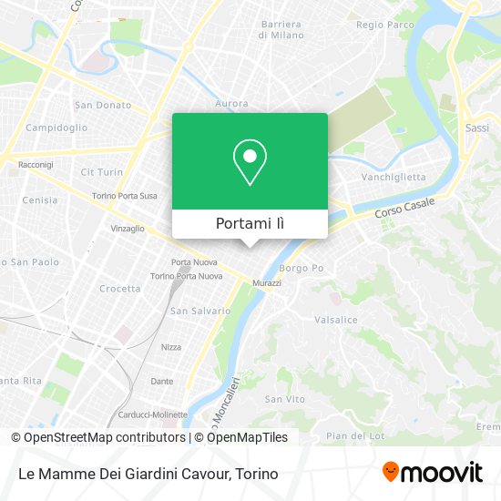 Mappa Le Mamme Dei Giardini Cavour