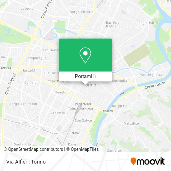 Mappa Via Alfieri