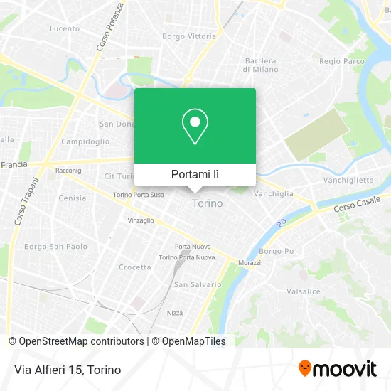 Mappa Via Alfieri 15
