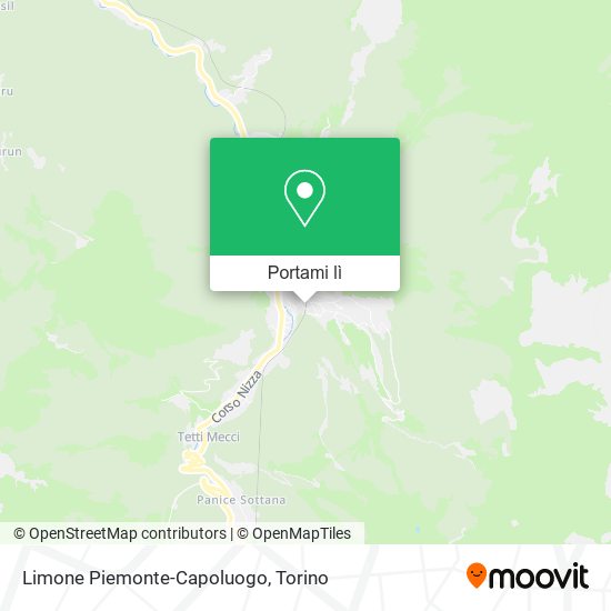 Mappa Limone Piemonte-Capoluogo