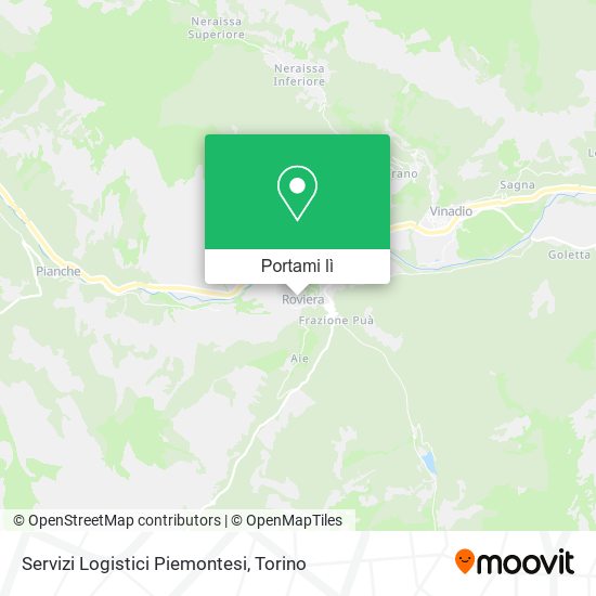 Mappa Servizi Logistici Piemontesi