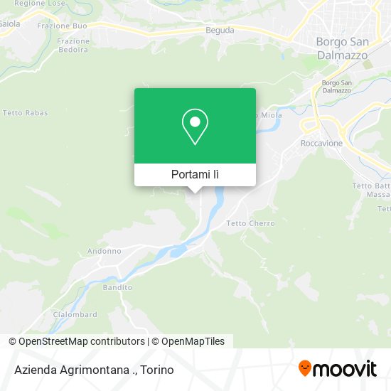 Mappa Azienda Agrimontana .