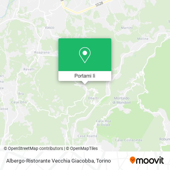 Mappa Albergo-Ristorante Vecchia Giacobba