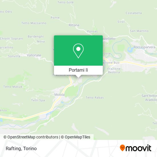 Mappa Rafting