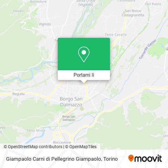 Mappa Giampaolo Carni di Pellegrino Giampaolo
