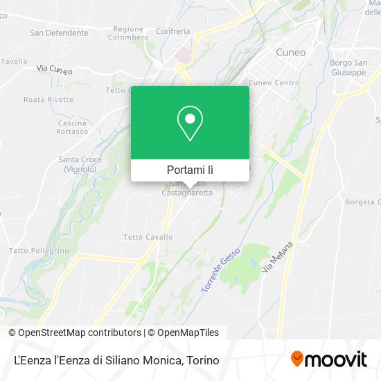 Mappa L'Eenza l'Eenza di Siliano Monica