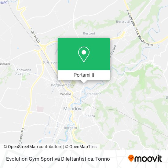 Mappa Evolution Gym Sportiva Dilettantistica