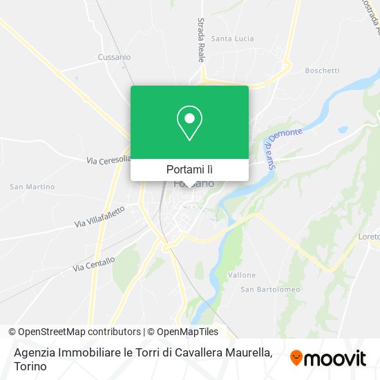 Mappa Agenzia Immobiliare le Torri di Cavallera Maurella
