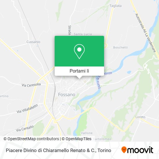 Mappa Piacere Divino di Chiaramello Renato & C.