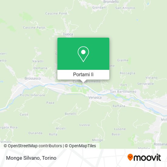 Mappa Monge Silvano