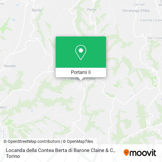 Mappa Locanda della Contea Berta di Barone Claine & C.