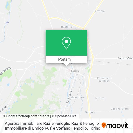 Mappa Agenzia Immobiliare Rua' e Fenoglio Rua' & Fenoglio Immobiliare di Enrico Rua' e Stefano Fenoglio
