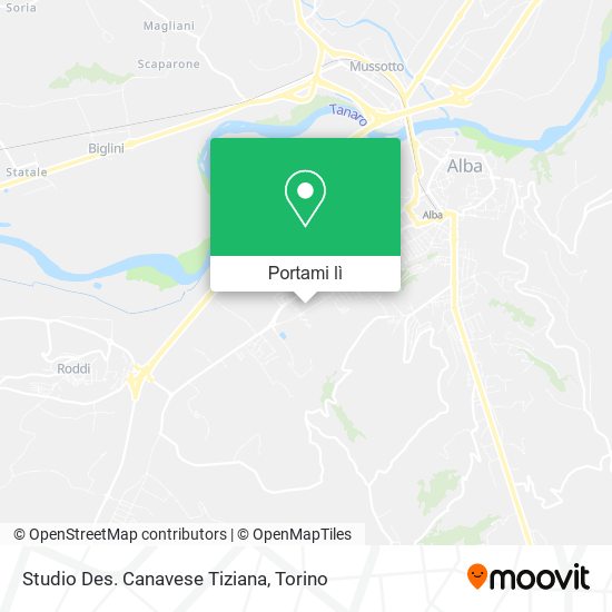 Mappa Studio Des. Canavese Tiziana