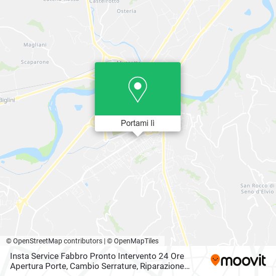 Mappa Insta Service Fabbro Pronto Intervento 24 Ore Apertura Porte, Cambio Serrature, Riparazione Serrand