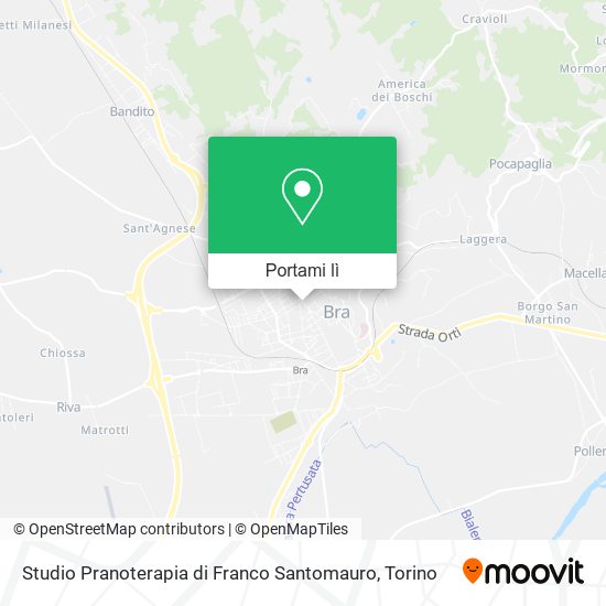 Mappa Studio Pranoterapia di Franco Santomauro