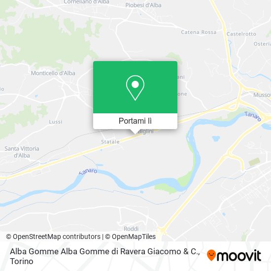 Mappa Alba Gomme Alba Gomme di Ravera Giacomo & C.