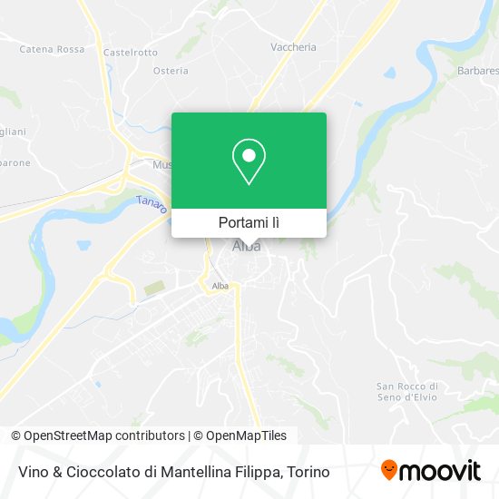 Mappa Vino & Cioccolato di Mantellina Filippa