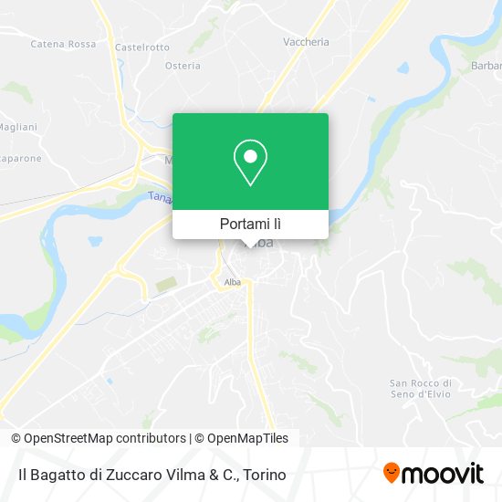 Mappa Il Bagatto di Zuccaro Vilma & C.